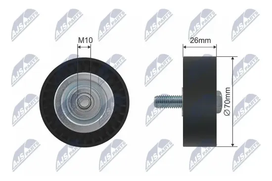 Umlenk-/Führungsrolle, Keilrippenriemen NTY RNK-BM-005 Bild Umlenk-/Führungsrolle, Keilrippenriemen NTY RNK-BM-005