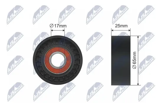 Umlenk-/Führungsrolle, Keilriemen NTY RNK-BM-022 Bild Umlenk-/Führungsrolle, Keilriemen NTY RNK-BM-022