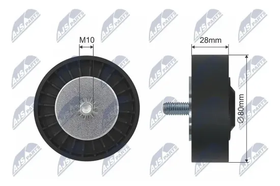 Umlenk-/Führungsrolle, Keilriemen NTY RNK-BM-025 Bild Umlenk-/Führungsrolle, Keilriemen NTY RNK-BM-025