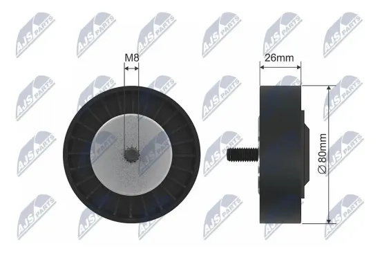 Umlenk-/Führungsrolle, Keilriemen NTY RNK-BM-026 Bild Umlenk-/Führungsrolle, Keilriemen NTY RNK-BM-026