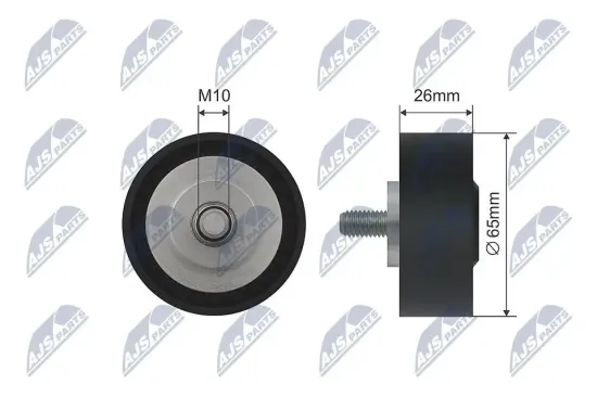 Umlenk-/Führungsrolle, Keilriemen NTY RNK-BM-032 Bild Umlenk-/Führungsrolle, Keilriemen NTY RNK-BM-032