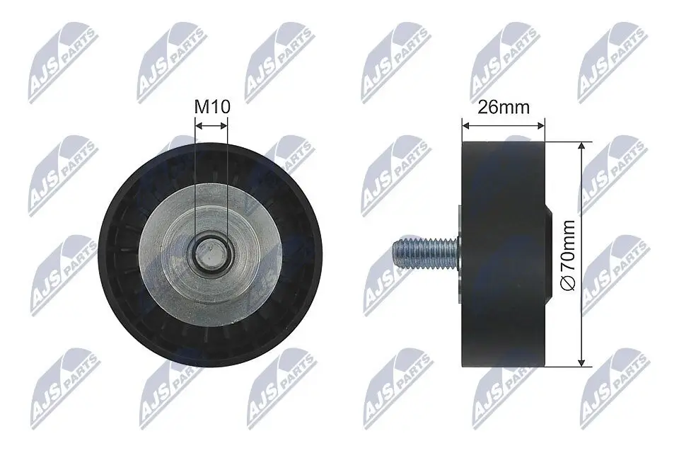 Umlenk-/Führungsrolle, Keilriemen NTY RNK-BM-036