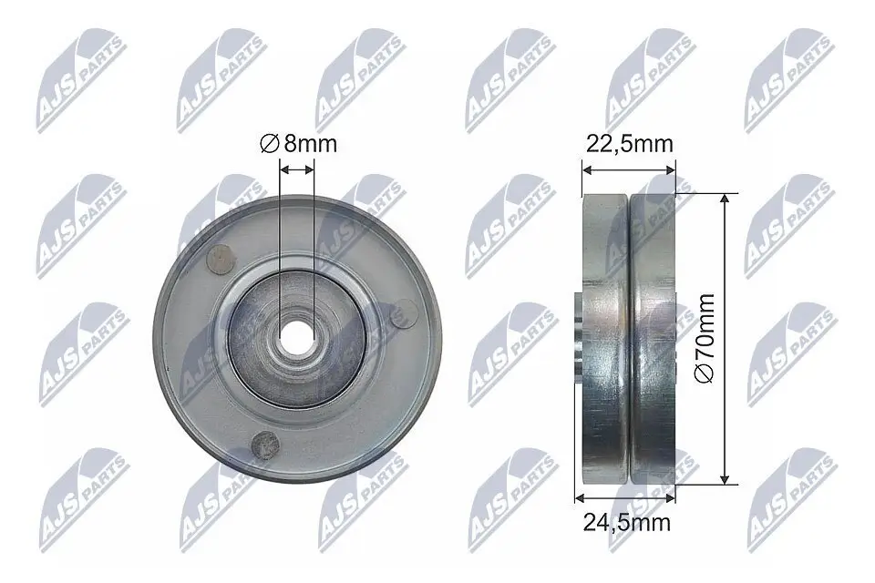 Umlenk-/Führungsrolle, Keilriemen NTY RNK-BM-039
