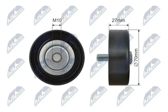 Umlenk-/Führungsrolle, Keilrippenriemen NTY RNK-CH-050 Bild Umlenk-/Führungsrolle, Keilrippenriemen NTY RNK-CH-050