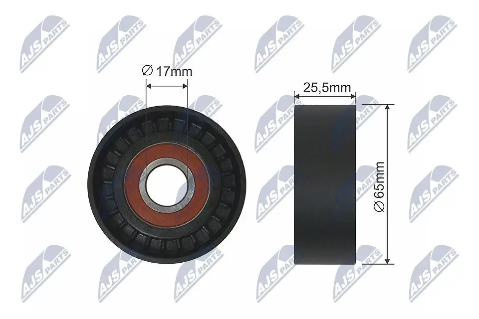 Spannrolle, Keilrippenriemen NTY RNK-CT-000