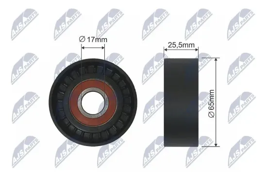 Spannrolle, Keilrippenriemen NTY RNK-CT-020 Bild Spannrolle, Keilrippenriemen NTY RNK-CT-020