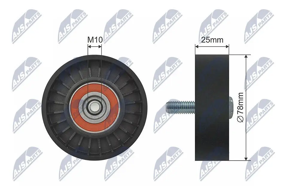 Spannrolle, Keilriemen NTY RNK-CT-041