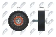Spannrolle, Keilriemen NTY RNK-CT-041