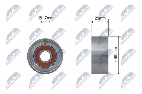 Spannrolle, Keilriemen NTY RNK-CT-045 Bild Spannrolle, Keilriemen NTY RNK-CT-045