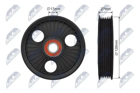 Spannrolle, Keilrippenriemen NTY RNK-CT-049 Bild Spannrolle, Keilrippenriemen NTY RNK-CT-049