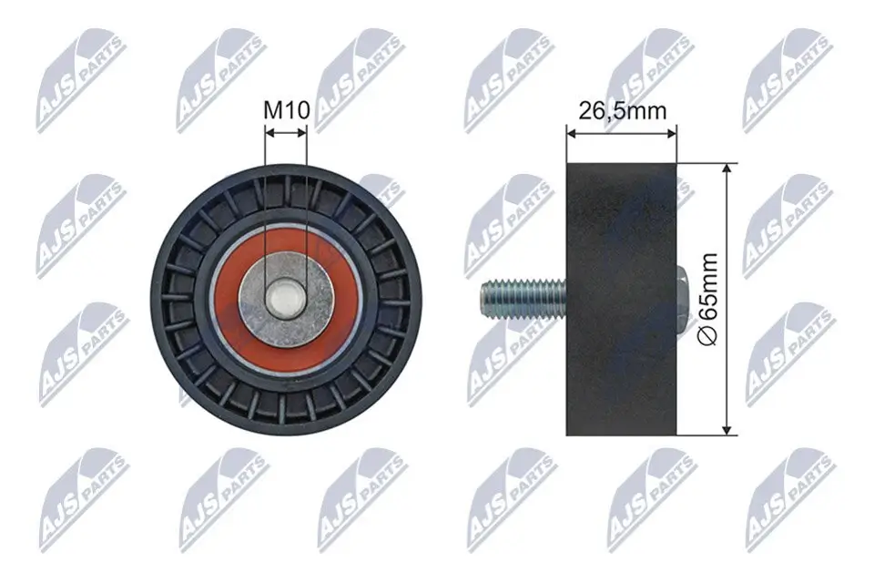 Spannrolle, Keilrippenriemen NTY RNK-CT-056