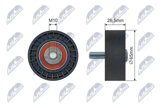 Spannrolle, Keilrippenriemen NTY RNK-CT-056 Bild Spannrolle, Keilrippenriemen NTY RNK-CT-056