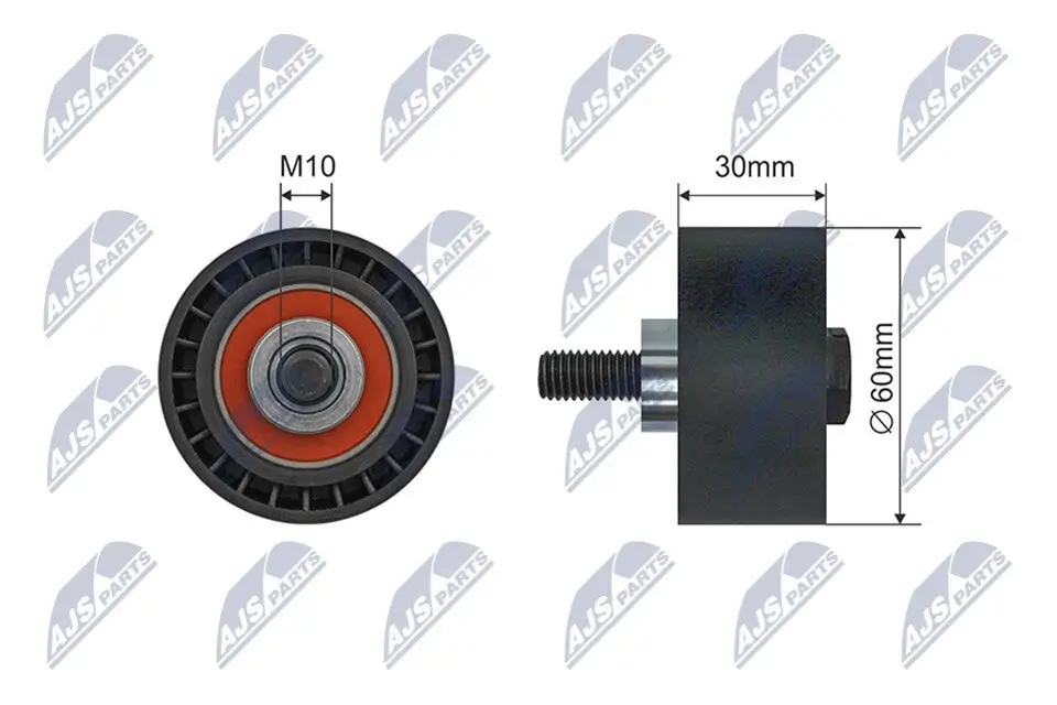 Spannrolle, Keilrippenriemen NTY RNK-CT-059