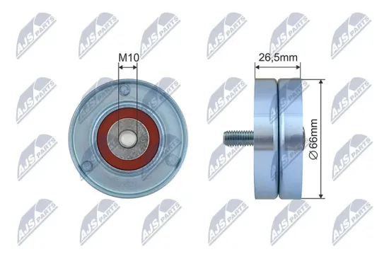 Spannrolle, Keilrippenriemen NTY RNK-CT-062 Bild Spannrolle, Keilrippenriemen NTY RNK-CT-062