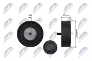 Spannrolle, Keilrippenriemen NTY RNK-CT-063