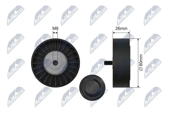 Spannrolle, Keilrippenriemen NTY RNK-CT-063 Bild Spannrolle, Keilrippenriemen NTY RNK-CT-063