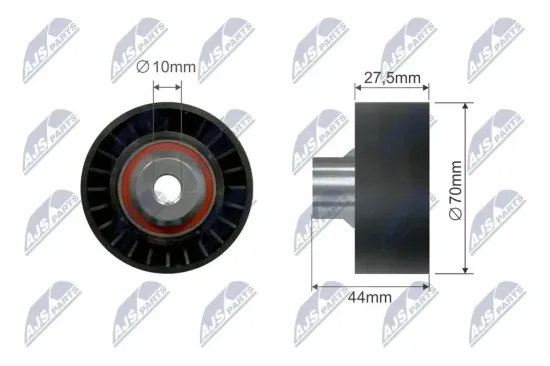 Umlenk-/Führungsrolle, Keilrippenriemen NTY RNK-CT-065 Bild Umlenk-/Führungsrolle, Keilrippenriemen NTY RNK-CT-065