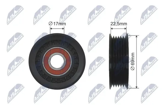 Spannrolle, Keilriemen NTY RNK-DW-012 Bild Spannrolle, Keilriemen NTY RNK-DW-012