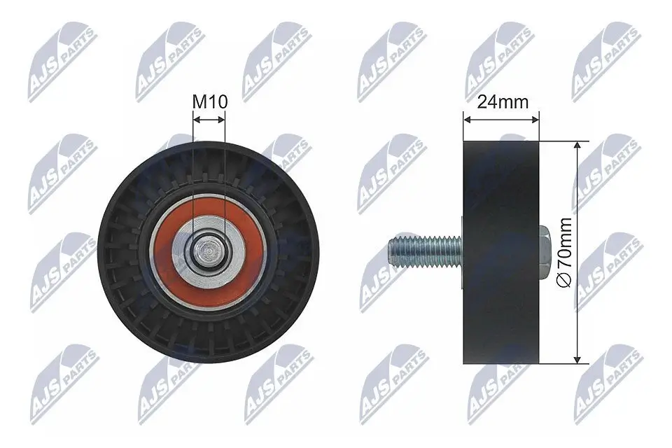 Umlenk-/Führungsrolle, Keilriemen NTY RNK-FR-043