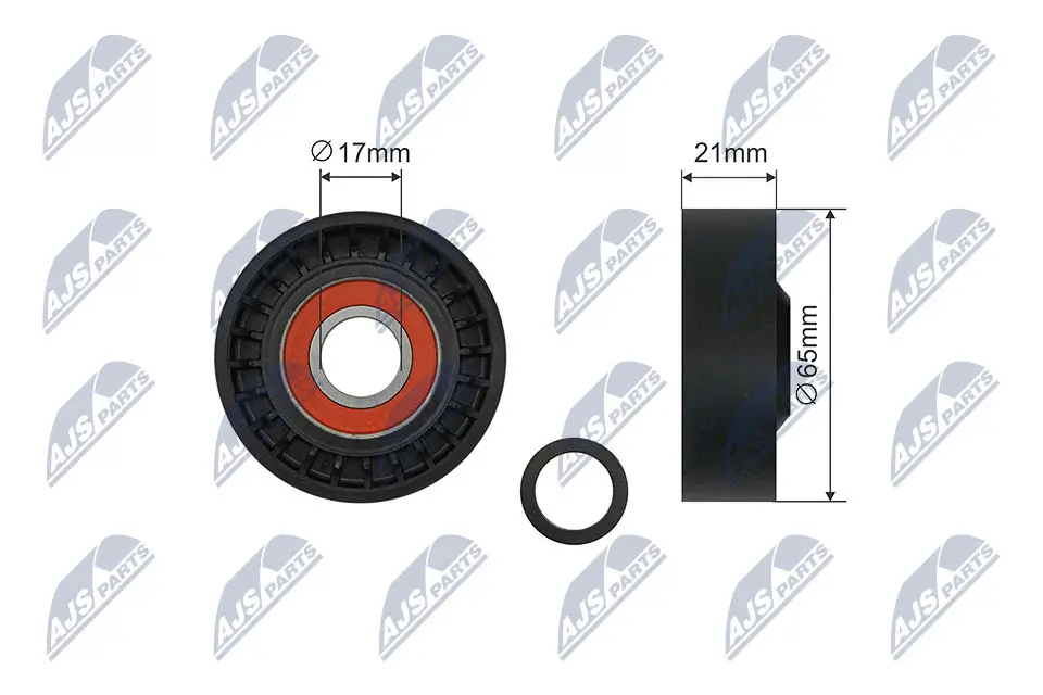 Spannrolle, Keilrippenriemen NTY RNK-FR-054