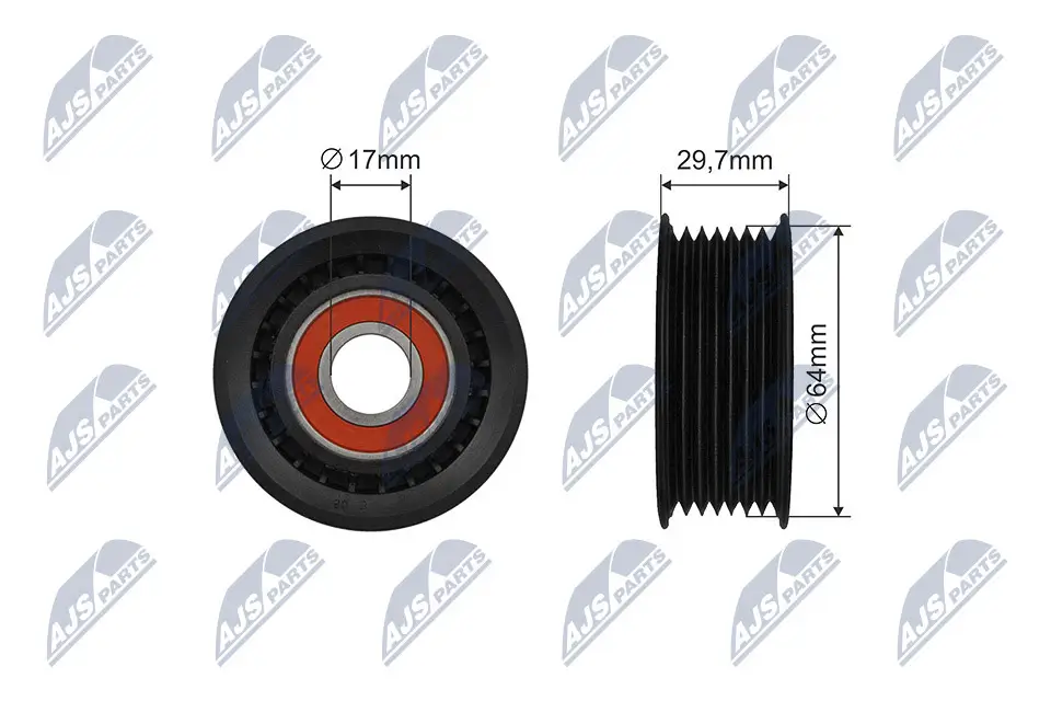 Spannrolle, Keilrippenriemen NTY RNK-FR-056