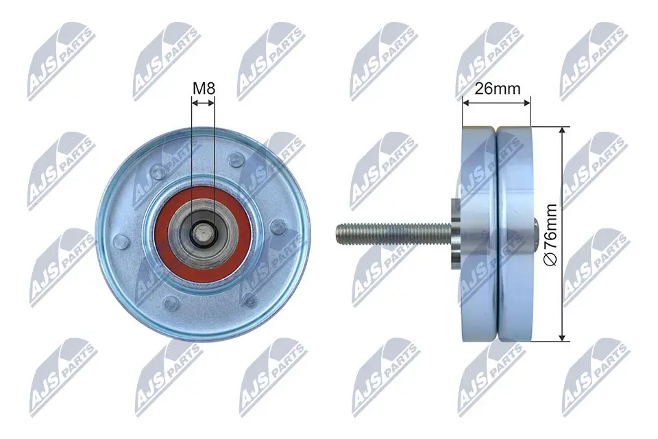 Spannrolle, Keilrippenriemen NTY RNK-FR-065 Bild Spannrolle, Keilrippenriemen NTY RNK-FR-065