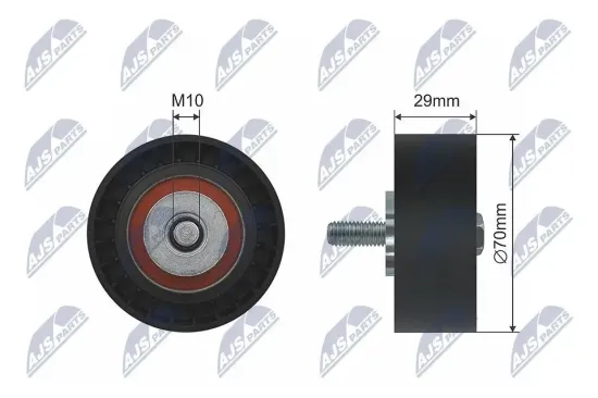 Umlenk-/Führungsrolle, Keilrippenriemen NTY RNK-FT-003 Bild Umlenk-/Führungsrolle, Keilrippenriemen NTY RNK-FT-003