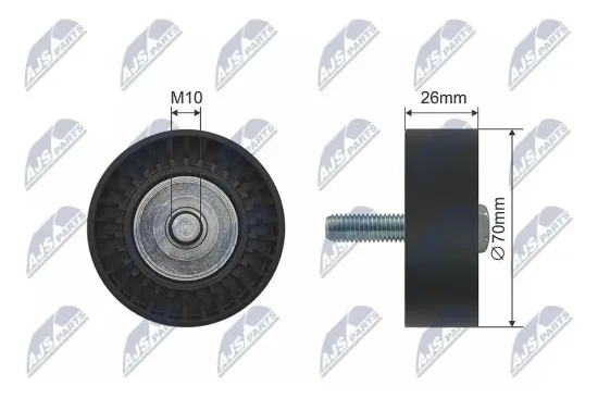 Umlenk-/Führungsrolle, Keilrippenriemen NTY RNK-FT-006 Bild Umlenk-/Führungsrolle, Keilrippenriemen NTY RNK-FT-006