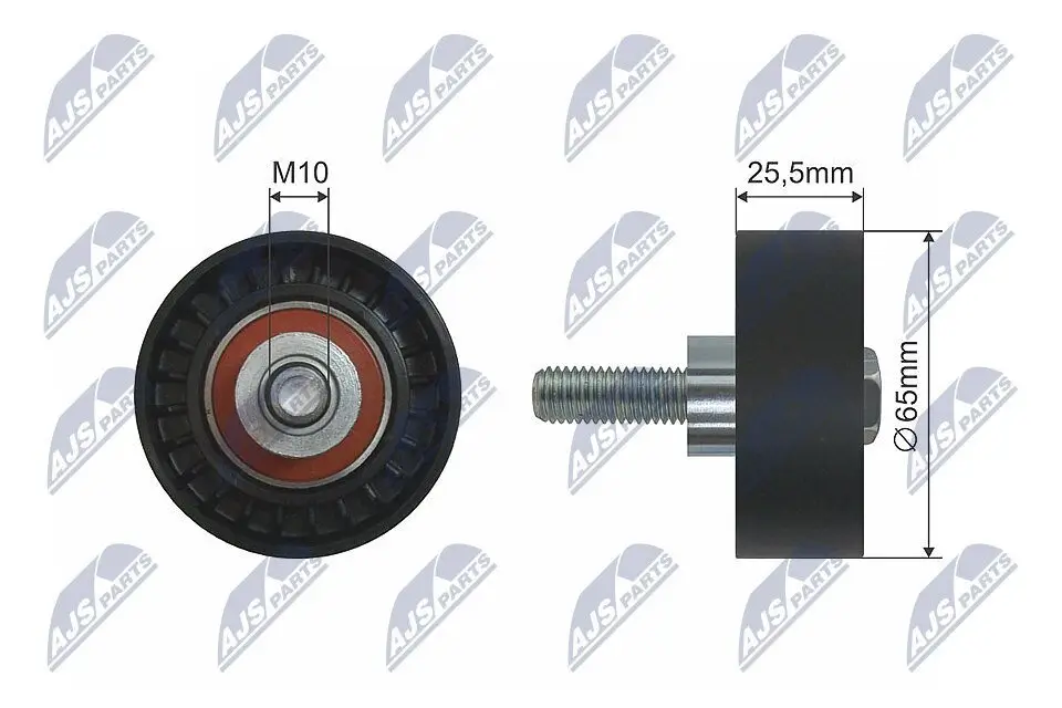 Umlenk-/Führungsrolle, Keilrippenriemen NTY RNK-FT-009 Bild Umlenk-/Führungsrolle, Keilrippenriemen NTY RNK-FT-009