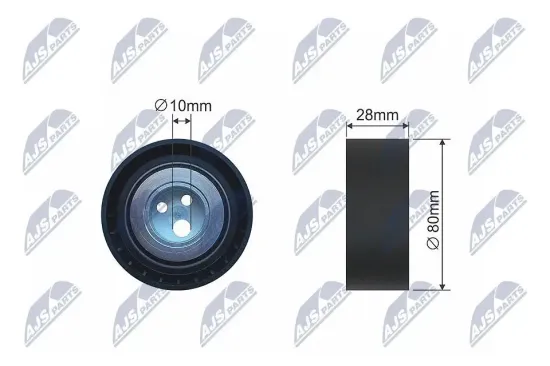Umlenk-/Führungsrolle, Keilrippenriemen NTY RNK-FT-013 Bild Umlenk-/Führungsrolle, Keilrippenriemen NTY RNK-FT-013