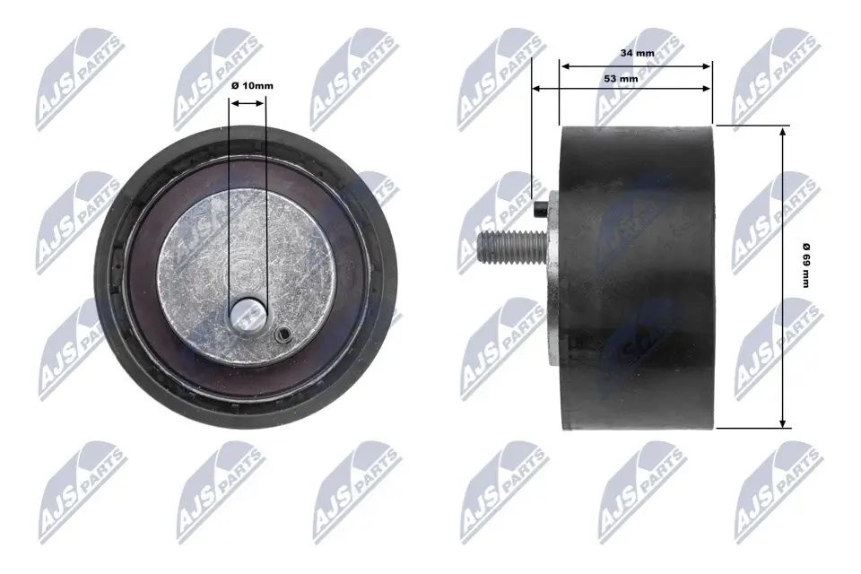 Umlenk-/Führungsrolle, Keilrippenriemen NTY RNK-FT-024