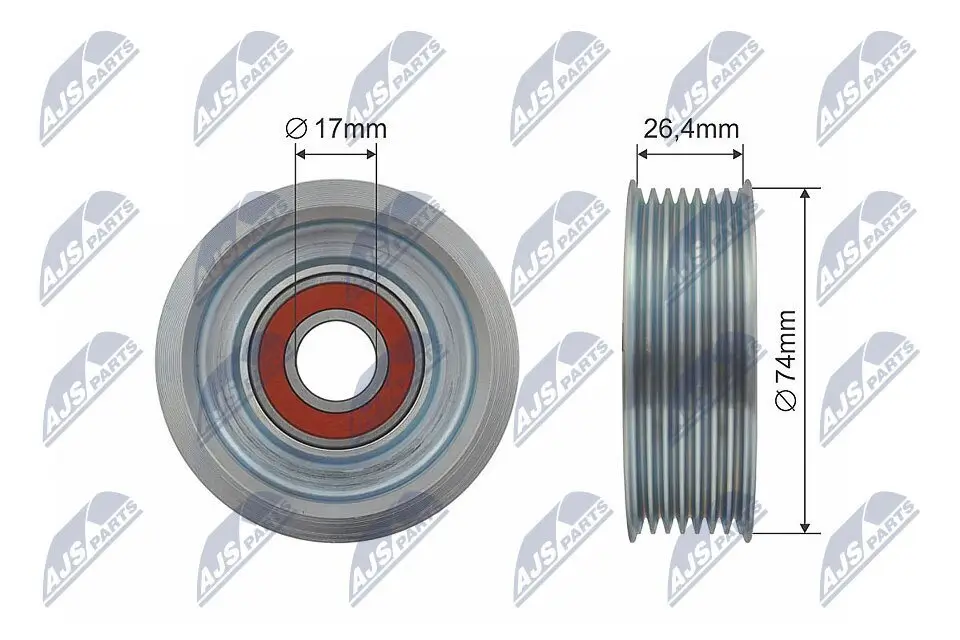 Umlenk-/Führungsrolle, Keilriemen NTY RNK-HD-019