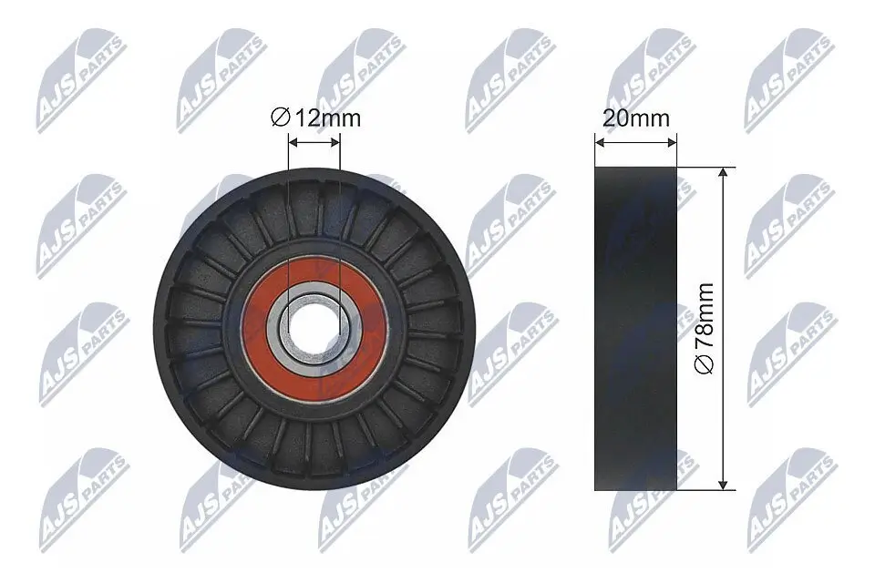 Spannrolle, Keilriemen NTY RNK-HY-513