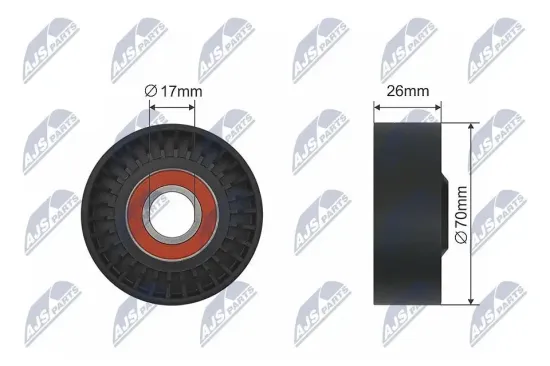 Spannrolle, Keilriemen NTY RNK-IS-000 Bild Spannrolle, Keilriemen NTY RNK-IS-000
