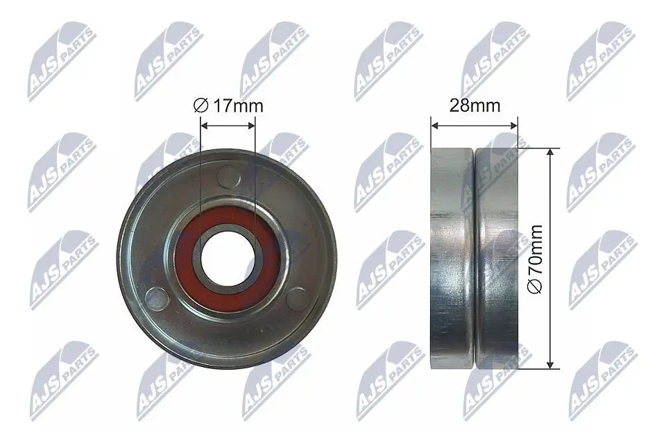 Spannrolle, Keilrippenriemen NTY RNK-KA-004