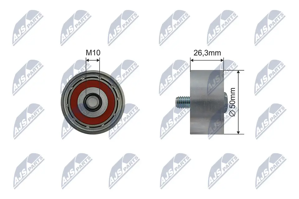 Spannrolle, Keilrippenriemen NTY RNK-KA-014