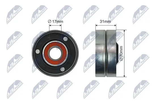 Spannrolle, Keilrippenriemen NTY RNK-LR-015 Bild Spannrolle, Keilrippenriemen NTY RNK-LR-015