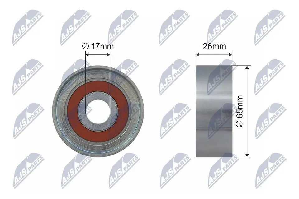 Spannrolle, Keilriemen NTY RNK-ME-015