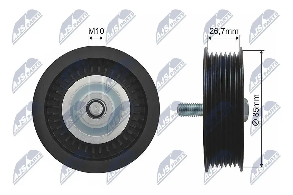 Umlenk-/Führungsrolle, Keilriemen NTY RNK-ME-016