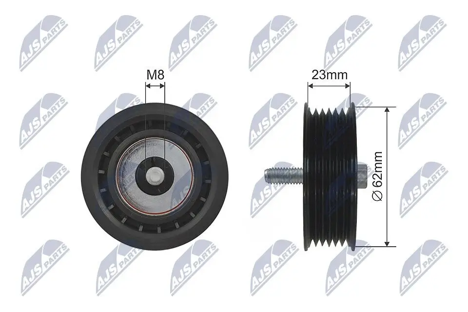 Umlenk-/Führungsrolle, Keilriemen NTY RNK-ME-024