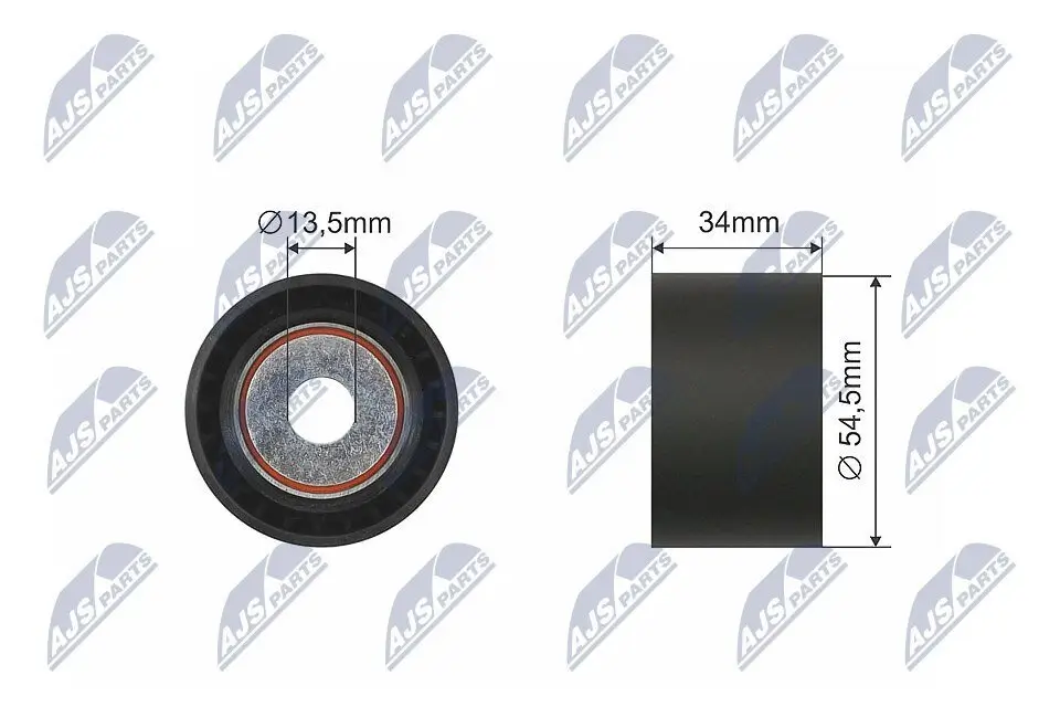 Umlenk-/Führungsrolle, Keilriemen NTY RNK-ME-026