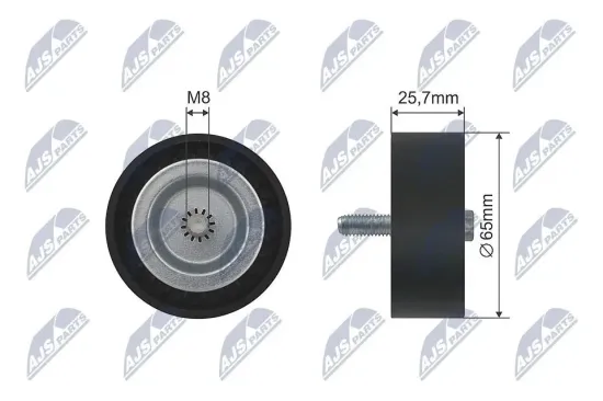 Umlenk-/Führungsrolle, Keilriemen NTY RNK-ME-033 Bild Umlenk-/Führungsrolle, Keilriemen NTY RNK-ME-033