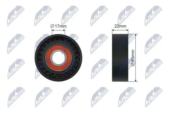 Spannrolle, Keilrippenriemen NTY RNK-ME-043 Bild Spannrolle, Keilrippenriemen NTY RNK-ME-043
