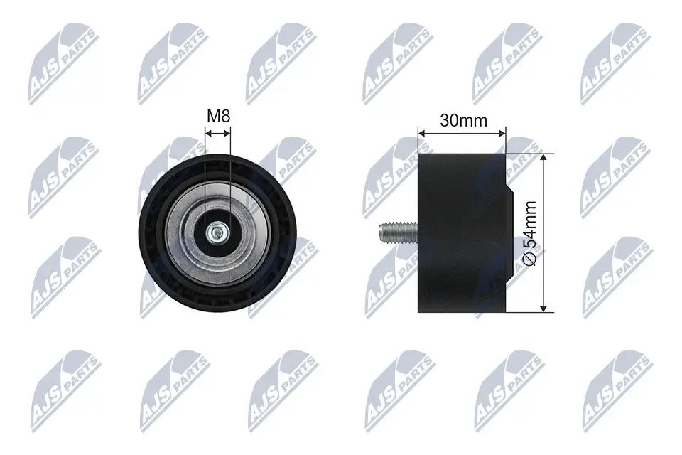Spannrolle, Keilrippenriemen NTY RNK-ME-048