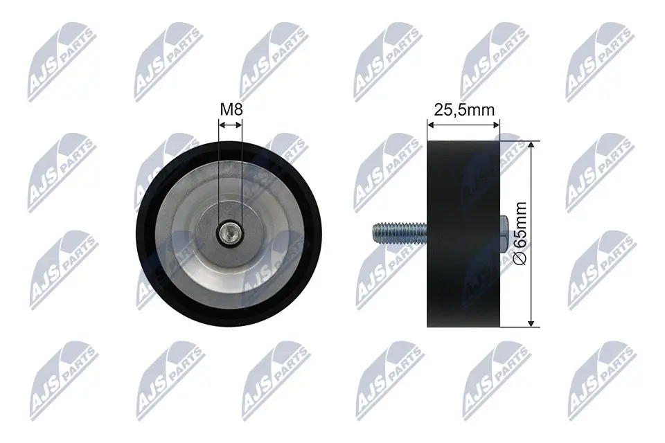 Spannrolle, Keilrippenriemen NTY RNK-ME-050