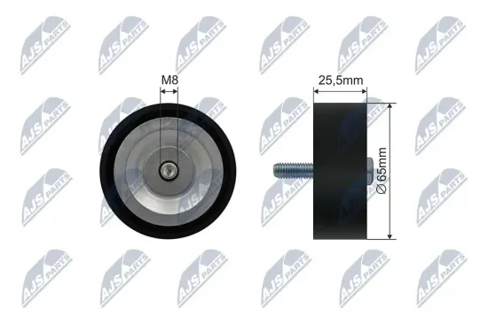 Spannrolle, Keilrippenriemen NTY RNK-ME-050 Bild Spannrolle, Keilrippenriemen NTY RNK-ME-050