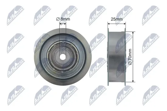 Spannrolle, Keilrippenriemen NTY RNK-ME-052 Bild Spannrolle, Keilrippenriemen NTY RNK-ME-052