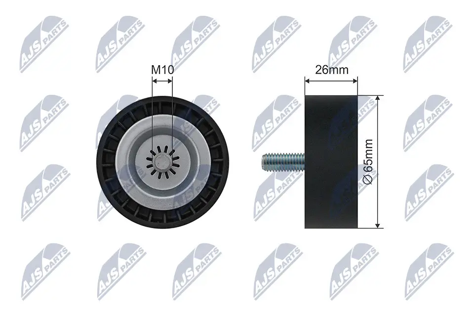 Spannrolle, Keilrippenriemen NTY RNK-ME-054