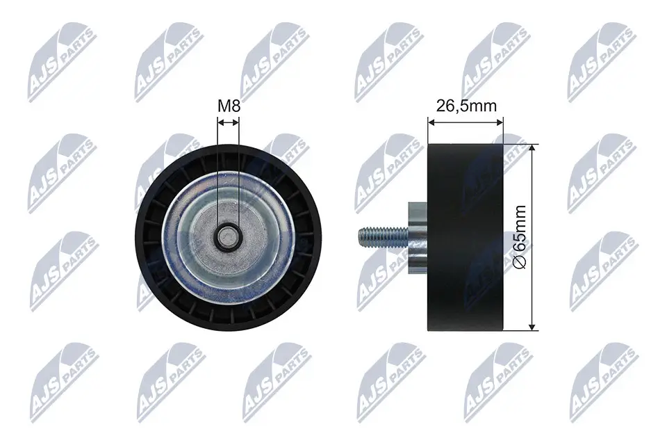 Spannrolle, Keilrippenriemen NTY RNK-ME-062