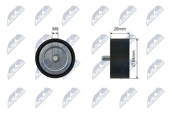 Spannrolle, Keilrippenriemen NTY RNK-ME-064 Bild Spannrolle, Keilrippenriemen NTY RNK-ME-064